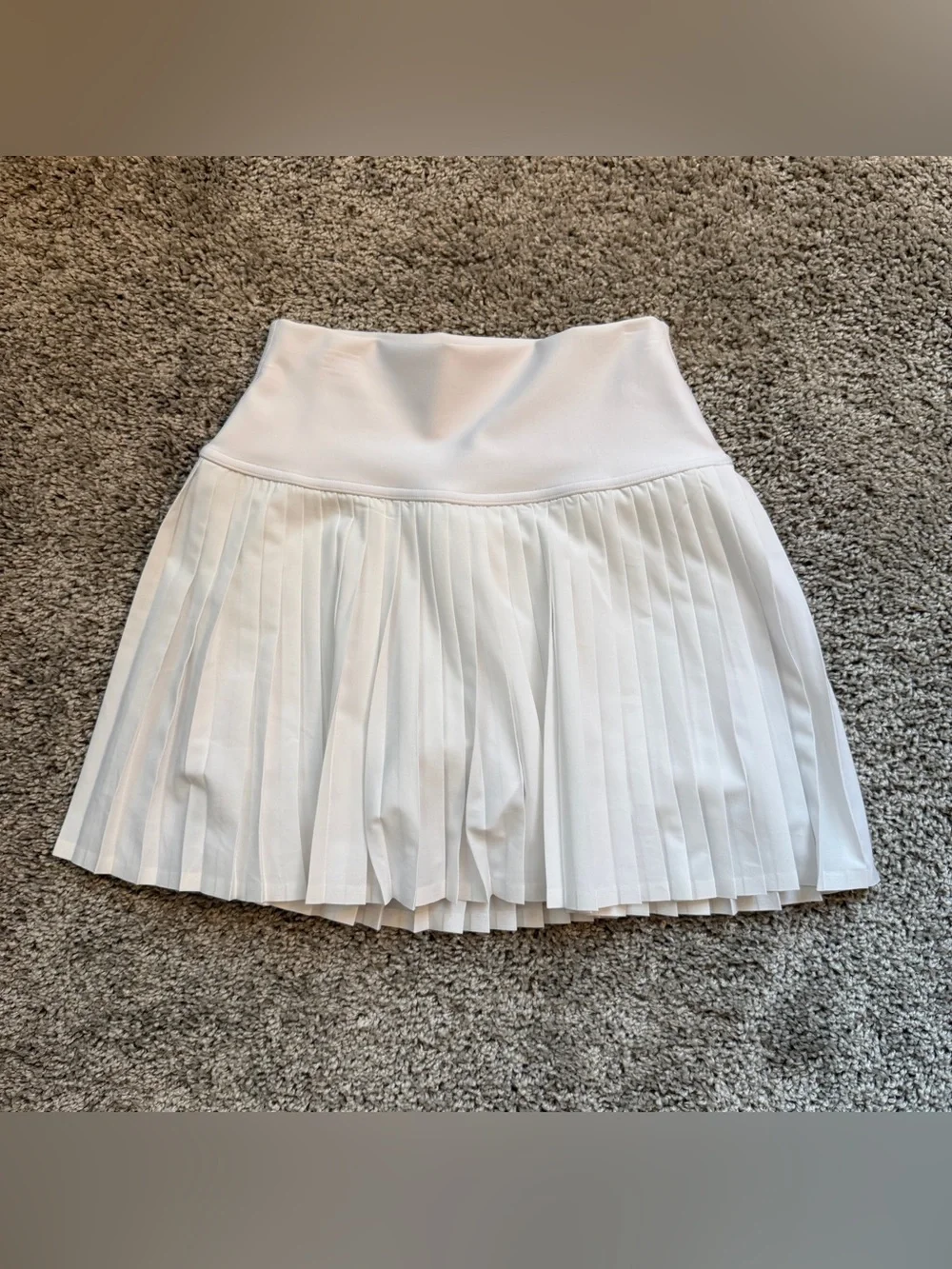 Alo Yoga Grand Slam Tennis Skirt White XXS